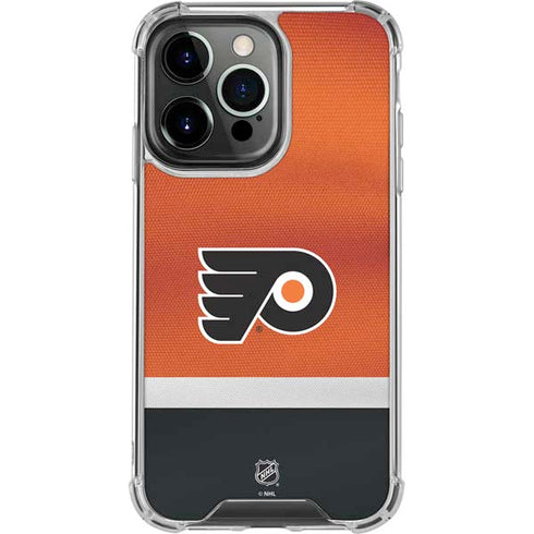 NHL Philadelphia Flyers Alternate Jersey iPhone 16 Pro Clear Case