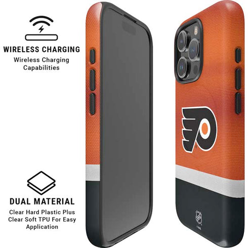 NHL Philadelphia Flyers Alternate Jersey iPhone 16 Pro Max Magsafe Impact Case