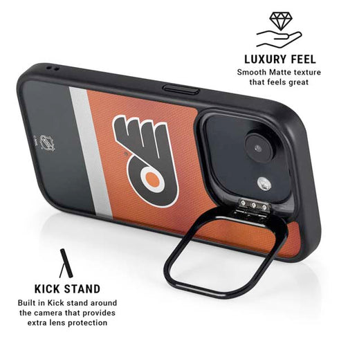 NHL Philadelphia Flyers Alternate Jersey iPhone 16e Kickstand Case