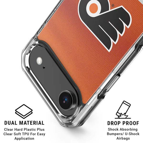 NHL Philadelphia Flyers Alternate Jersey iPhone 17 Air Clear Case