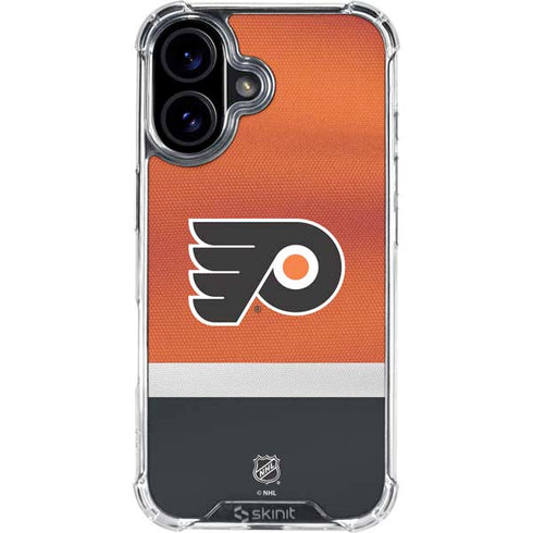 NHL Philadelphia Flyers Alternate Jersey iPhone 17 Clear Case