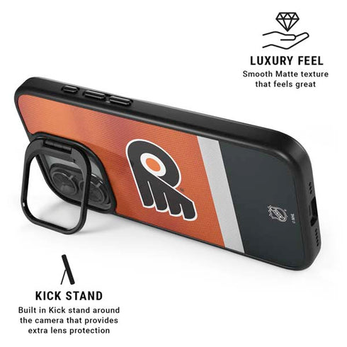 NHL Philadelphia Flyers Alternate Jersey iPhone 17 Kickstand Case