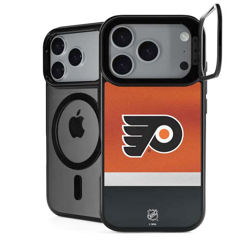 NHL Philadelphia Flyers Alternate Jersey iPhone 17 Pro Max Kickstand Case