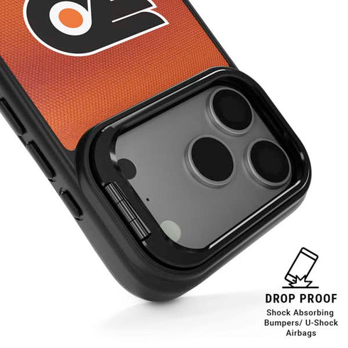 NHL Philadelphia Flyers Alternate Jersey iPhone 17 Pro Max Kickstand Case