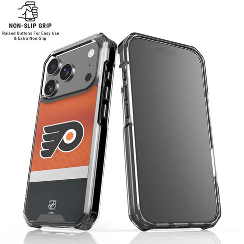 NHL Philadelphia Flyers Alternate Jersey iPhone 18 Pro Clear Case
