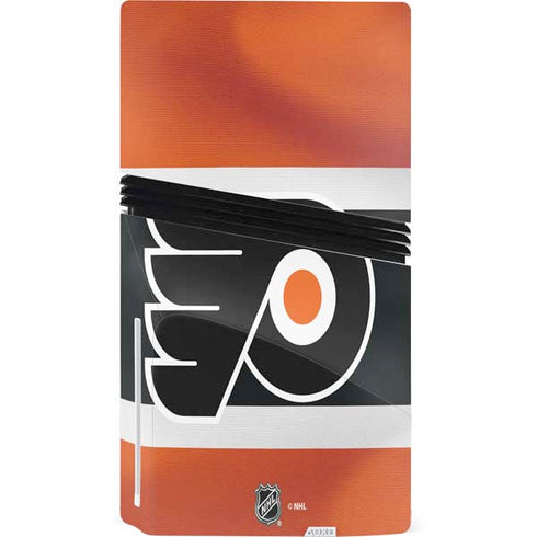 NHL Philadelphia Flyers Alternate Jersey PS5 Pro Disk Console Skin