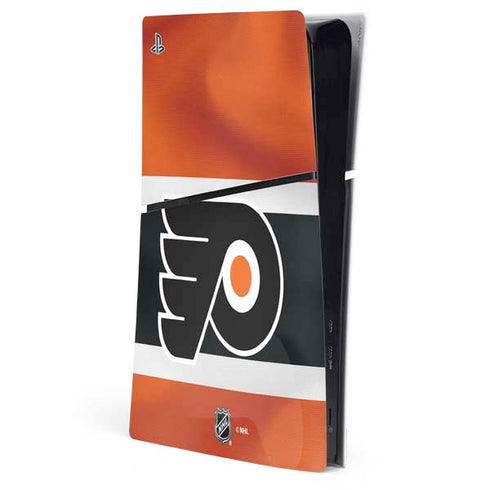 NHL Philadelphia Flyers Alternate Jersey PS5 Slim Digital Edition Console Skin