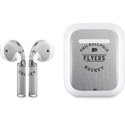 NHL Philadelphia Flyers Black Text Apple AirPods Skin