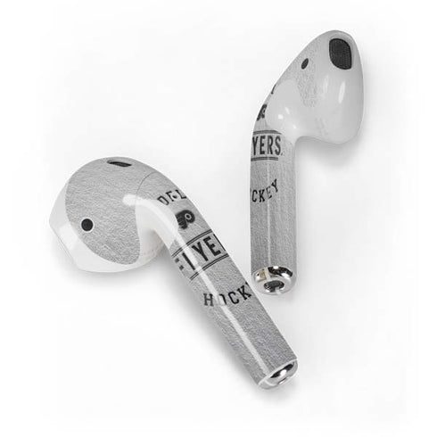 NHL Philadelphia Flyers Black Text Apple AirPods Skin