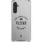 NHL Philadelphia Flyers Black Text Galaxy A17 Clear Case