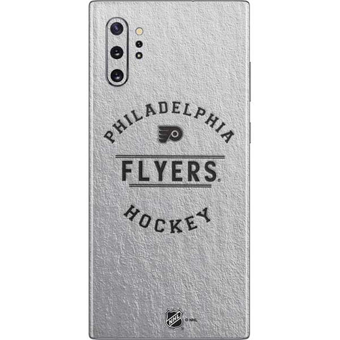 NHL Philadelphia Flyers Black Text Galaxy Note 10 Plus Skin