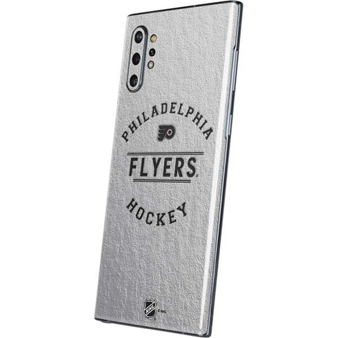 NHL Philadelphia Flyers Black Text Galaxy Note 10 Plus Skin