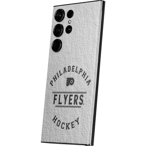 NHL Philadelphia Flyers Black Text Galaxy Skins