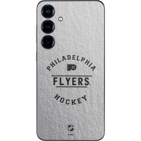NHL Philadelphia Flyers Black Text Galaxy S25 Plus Skin
