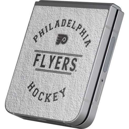 NHL Philadelphia Flyers Black Text Galaxy Z Flip6 Skin