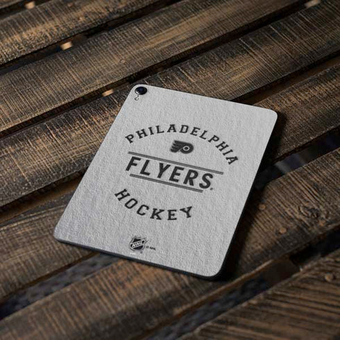 NHL Philadelphia Flyers Black Text Apple iPad Pro Skin