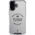NHL Philadelphia Flyers Black Text iPhone 16 Clear Case