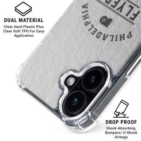 NHL Philadelphia Flyers Black Text iPhone 16 MagSafe Case