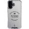 NHL Philadelphia Flyers Black Text iPhone 16 Plus Clear Case