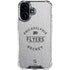 NHL Philadelphia Flyers Black Text iPhone 16 Plus Clear Case