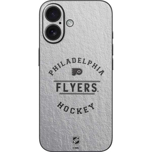NHL Philadelphia Flyers Black Text iPhone 16 Skin