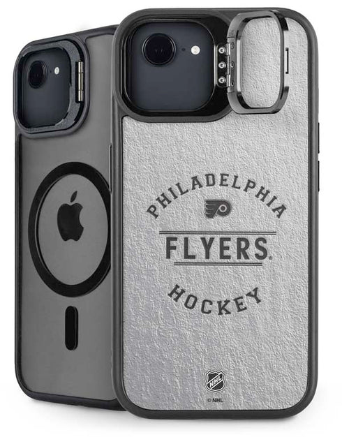 NHL Philadelphia Flyers Black Text iPhone 16e Kickstand Case