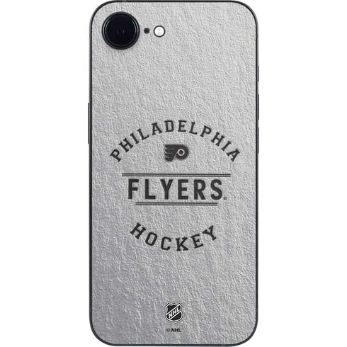 NHL Philadelphia Flyers Black Text iPhone 16e Skin