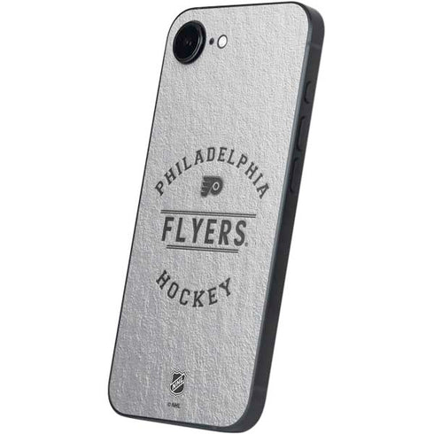 NHL Philadelphia Flyers Black Text iPhone 16e Skin