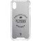 NHL Philadelphia Flyers Black Text iPhone XS Clear Case