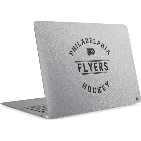 NHL Philadelphia Flyers Black Text Apple MacBook Air Skin