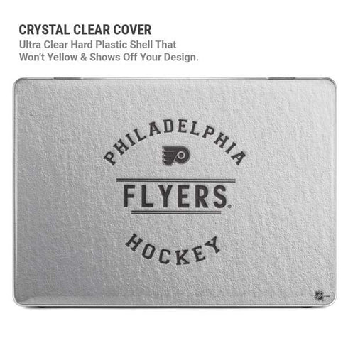 NHL Philadelphia Flyers Black Text MacBook Pro 14in (2021-24) Case plus Skin