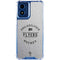 NHL Philadelphia Flyers Black Text Moto G 5G (2024) Clear Case