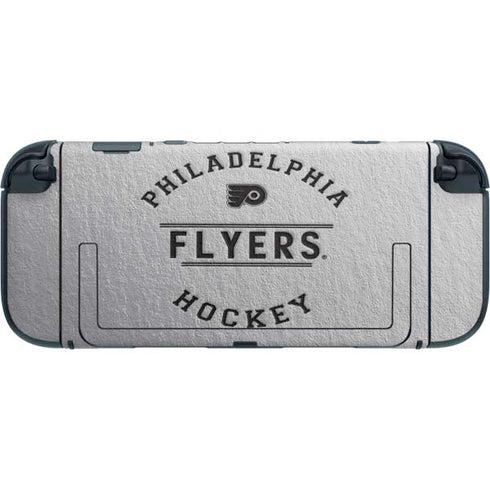 NHL Philadelphia Flyers Black Text Nintendo Switch 2 (2025) with Joy-Con Skin