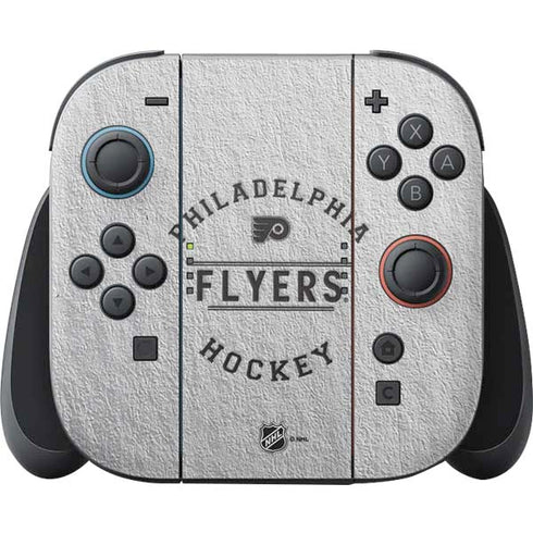 NHL Philadelphia Flyers Black Text Nintendo Skins