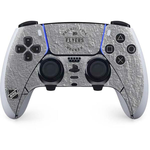 NHL Philadelphia Flyers Black Text PS5 DualSense Edge Pro Controller Skin