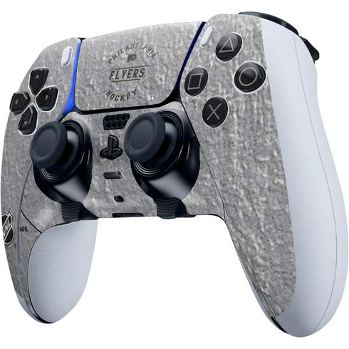 NHL Philadelphia Flyers Black Text PS5 DualSense Edge Pro Controller Skin