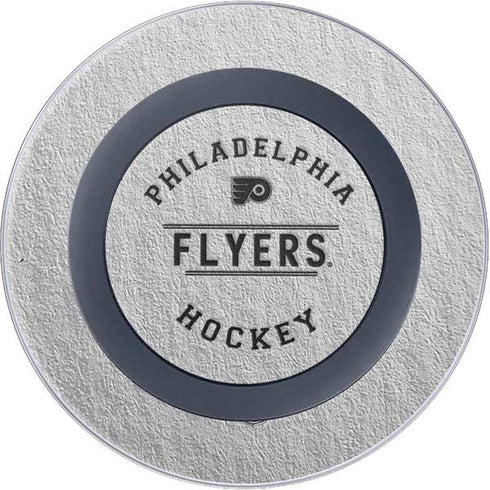NHL Philadelphia Flyers Black Text Wireless Charger Skin
