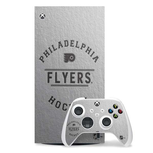 NHL Philadelphia Flyers Black Text Xbox Series X Skins