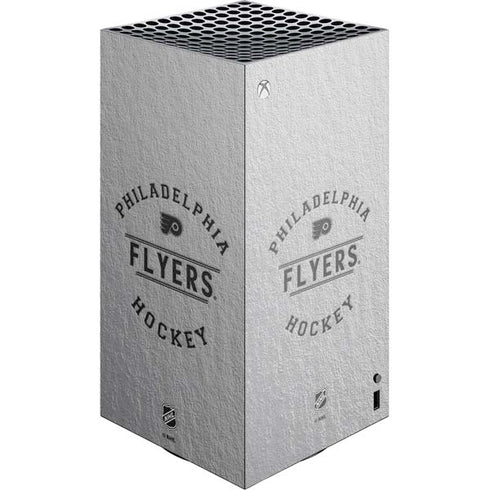 NHL Philadelphia Flyers Black Text XBox Series X Digital Edition Console Skin