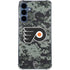 NHL Philadelphia Flyers Camo Galaxy A35 5G Clear Case