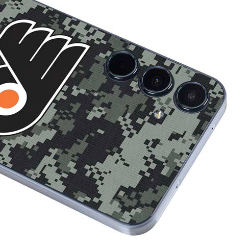 NHL Philadelphia Flyers Camo Galaxy A55 5G Skin