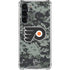 NHL Philadelphia Flyers Camo Galaxy S24 FE Clear Case