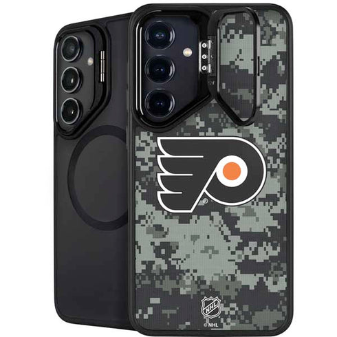 NHL Philadelphia Flyers Camo Galaxy S25 Kickstand Case