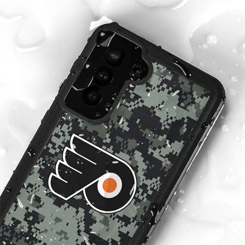 NHL Philadelphia Flyers Camo Galaxy S24 Plus Waterproof Case