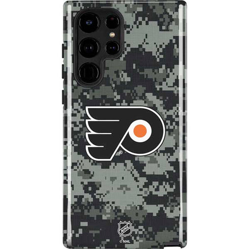 NHL Philadelphia Flyers Camo Galaxy S25 Ultra Impact Case