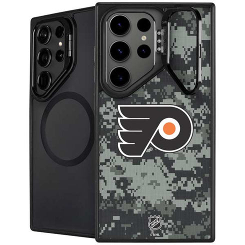 NHL Philadelphia Flyers Camo Galaxy S25 Ultra Kickstand Case