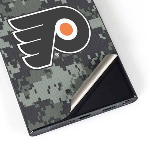 NHL Philadelphia Flyers Camo Galaxy S25 Ultra Skin