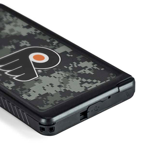 NHL Philadelphia Flyers Camo Galaxy S24 Ultra Waterproof Case
