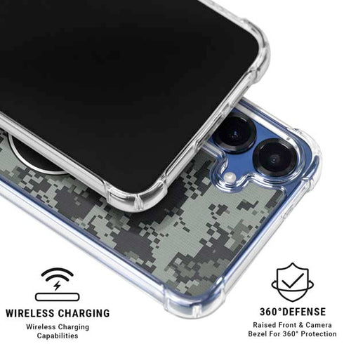 NHL Philadelphia Flyers Camo Galaxy S25 Clear Case