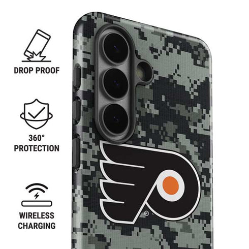 NHL Philadelphia Flyers Camo Galaxy S26 Plus Impact Case